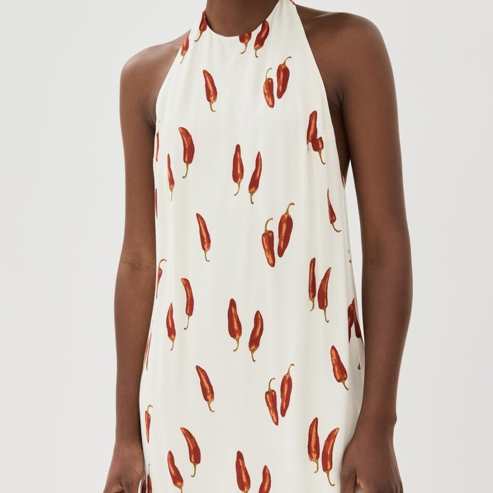 NWT Reformation Avielle Mini Dress - Jalapeno - Sz 6